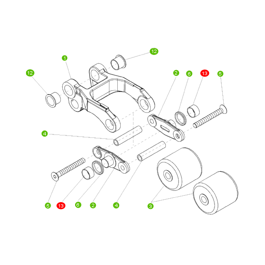 Still Bush 25mm x 30mm x 16.2mm 4493078