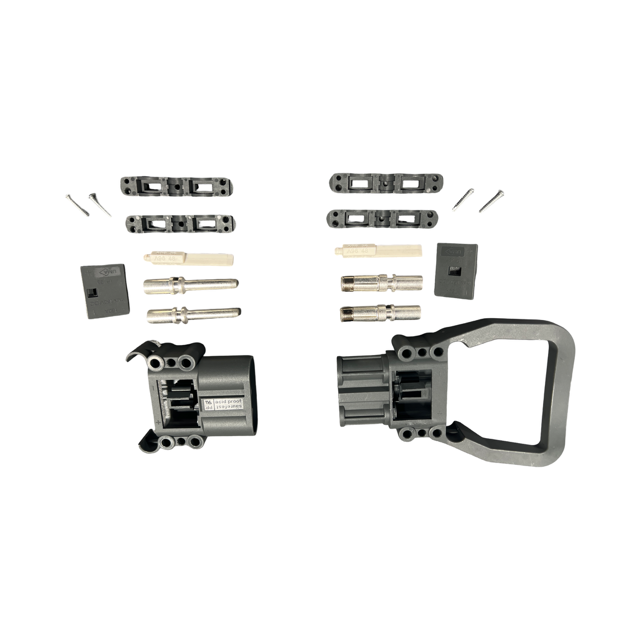 160A Industrial Battery Connector Pair | Male/Female Power Transfer System