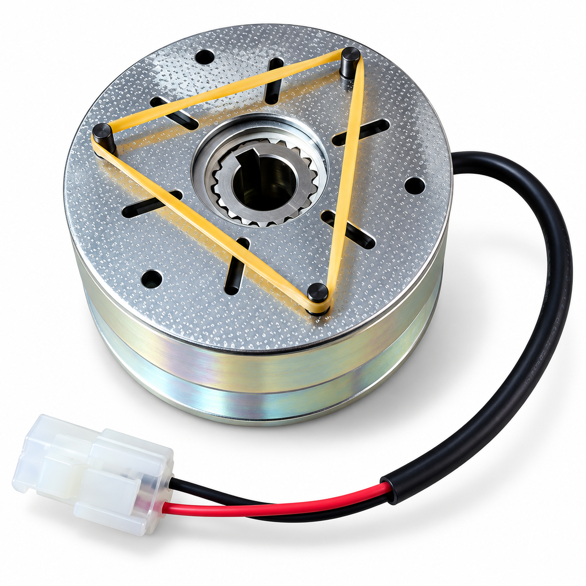 EP Equipment 1115-520012-20 brake assembly underside showing drive spline and electrical connector, replaces 1115-520012-10.