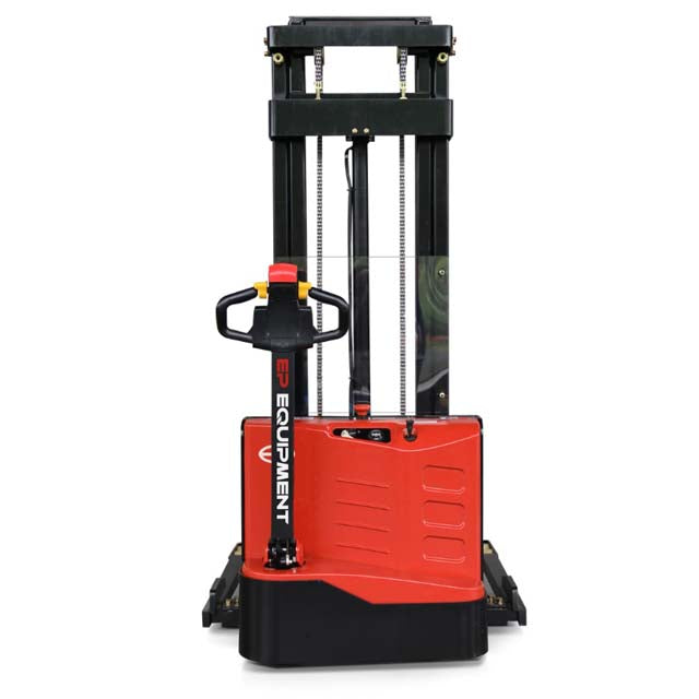 EP ES12-25DM 1200kg straddle stacker with clear view mast