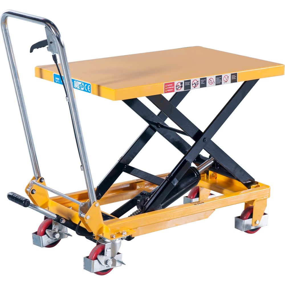 150kg Mobile Scissor Lift Table Single Stage