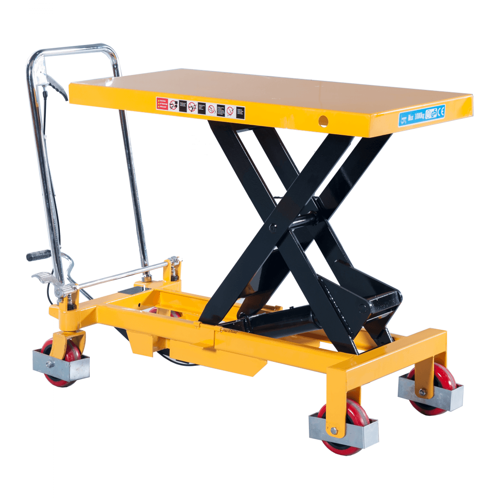 300kg Mobile Scissor Lift Table Single Stage