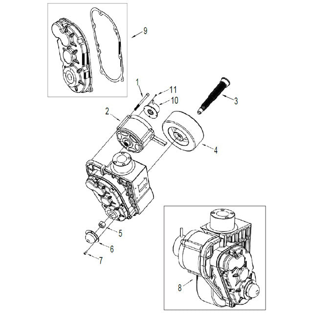 Ningbo Staxx PPT18H Drive Assembly Parts