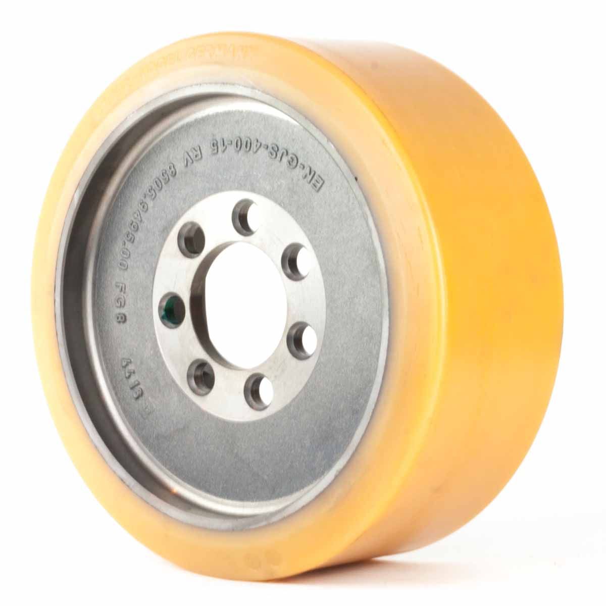 Yale Vulkollan Drive Wheel 343mm x 140mm x 80mm