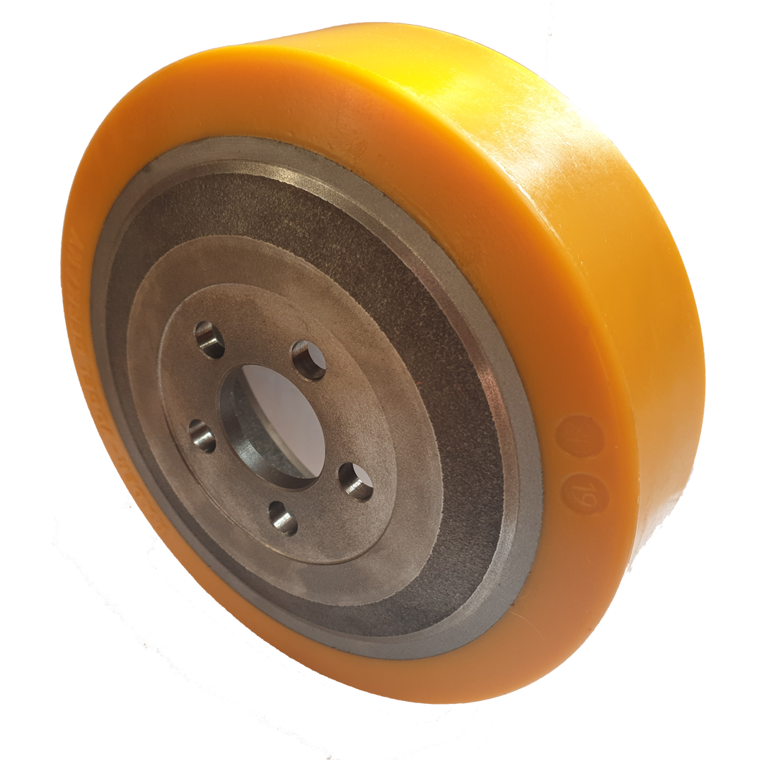 BT Toyota 7549741 Drive Wheel 230mm x 70mm with polyurethane tread and 45mm bore hole