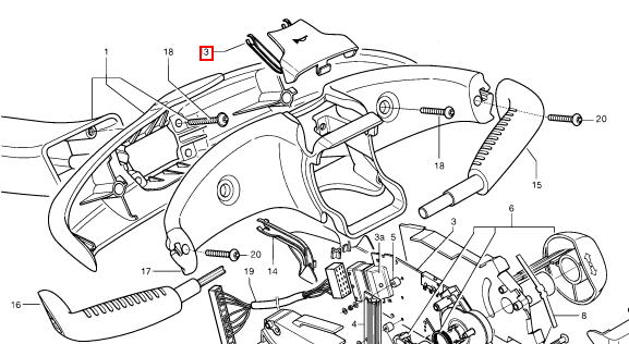 Signal Button Horn Linde 0039731612