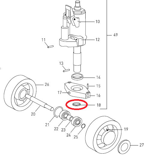 Locking Ring BT Toyota 20011