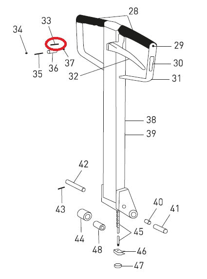 Locking Pin BT Toyota 20105