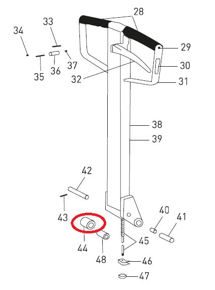 Roller 25mm x 20mm x 12mm BT Toyota 47929