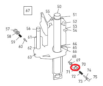 BT Toyota LHM230 O-Ring NBR70 13mm x 1.5mm 22032