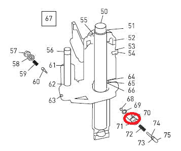 BT Rolatruc L23 O-Ring NBR70 13mm x 1.5mm 22032