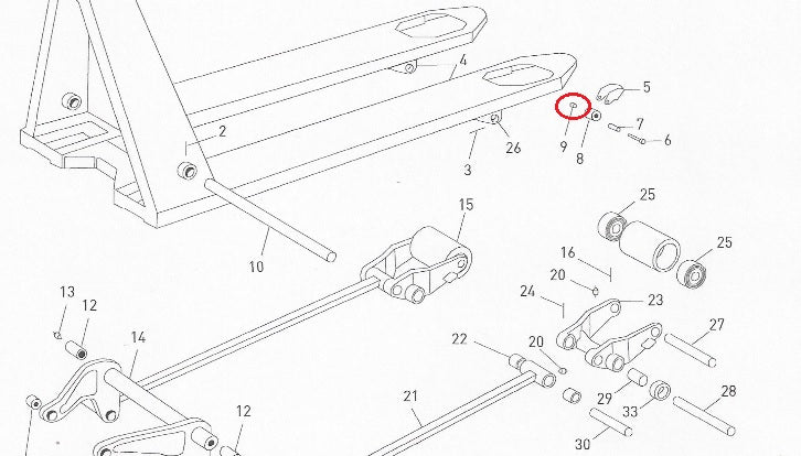 Nut Hexagonal BT Toyota 20433