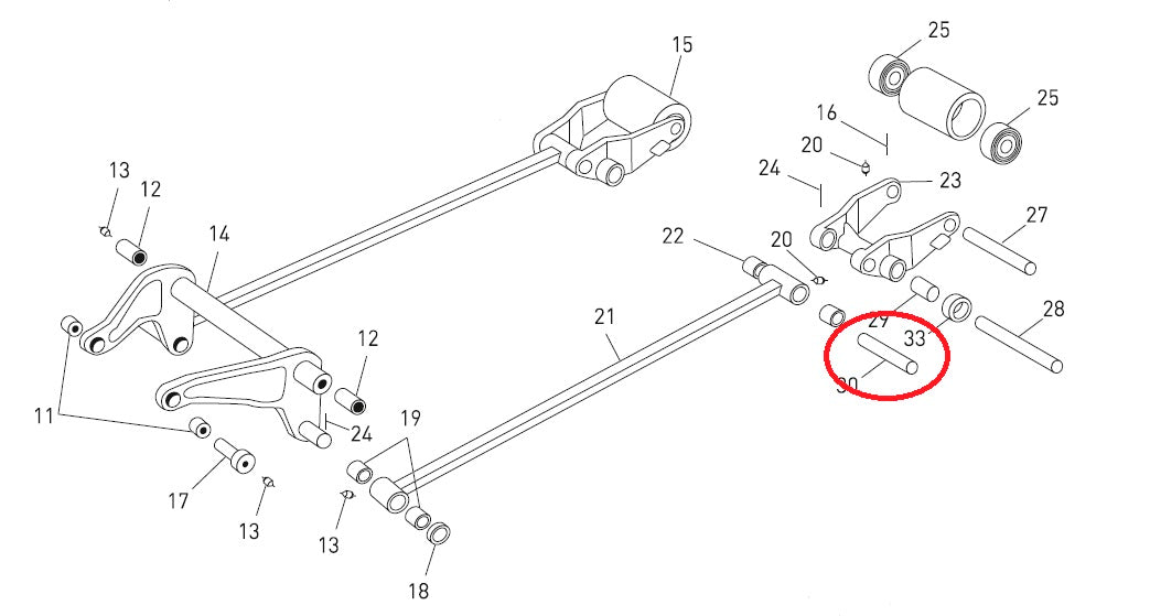 Axle 18mm x 84.5mm BT Toyota 126131