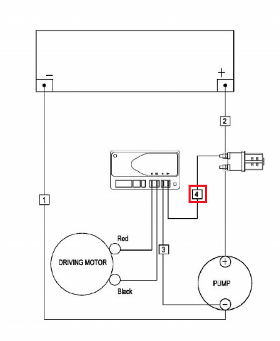 Linde MT12 Positive Controller Cable 11313820103