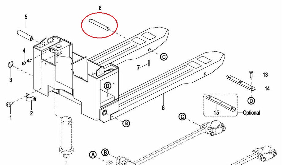 Shaft EP Equipment EPT20-15ET 1115-130001-M0