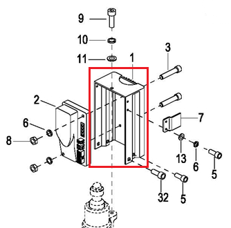 Controller Cover EP Equipment 1121-142000-0B