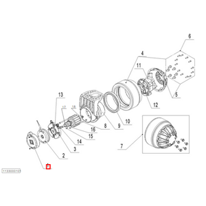 Linde MT15 1133 Series Protection Cover 11332511300
