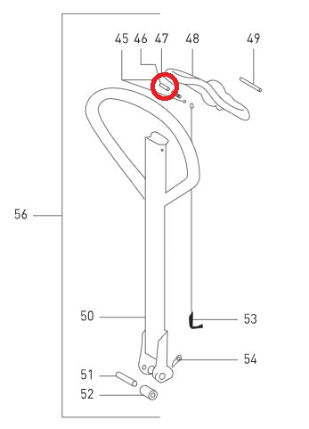Bushing 8mm x 30mm Jungheinrich 50424168