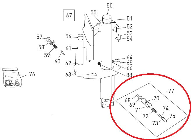 Release Valve Kit L2000 BT Rolatruc 128TA4329