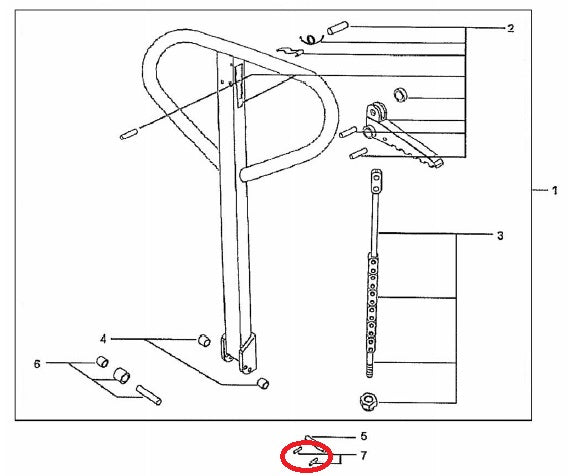 Locking Roll Pin 5.5mm x 35mm Total Source 128TA4360