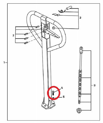 Hexagon Socket Cap Screw M10 x 20mm Total Lifter 128TA4457
