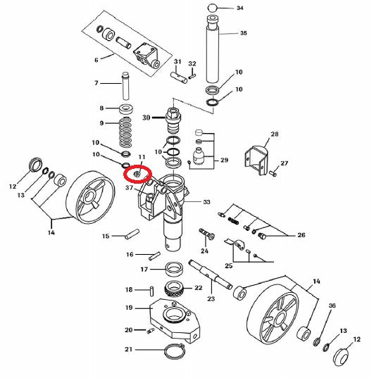 Total Lifter CBGIII Bushing 25mm x 20mm x 12mm 128TA4464