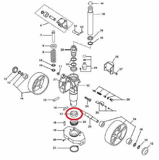 Nilos Spacer Ring 83mm x 55mm x 9.5mm Total Lifter 128TA4469