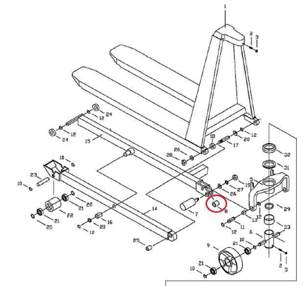 Bushing 28mm x 23mm x 21mm Climax 129TA5124