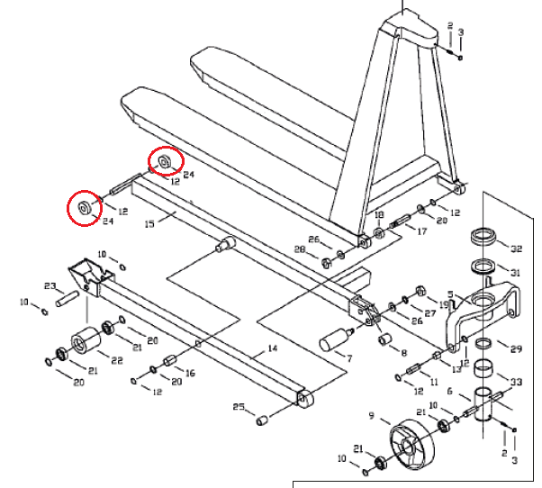 Roller 22.7mm x 40mm x 14.8mm Climax 129TA5140