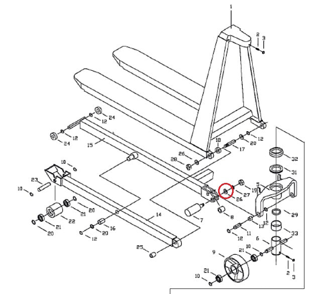 Washer 28mm x 16.5mm x 1.6mm Climax 129TA5142