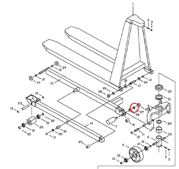 Washer 23mm x 17mm x 3mm Climax 129TA5143