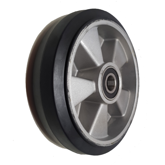 Total Source Rubber Steer Wheel 200mm x 50mm x 20mm