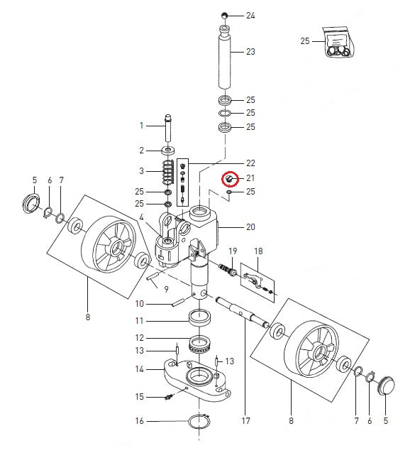 Screw M10 x 1mm TRP0003 Total Lifter 144TA2775