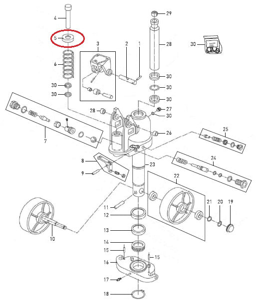 Cap Pressure Return Spring 19mm x 50mm x 9.2mm Total Source 144TA2861