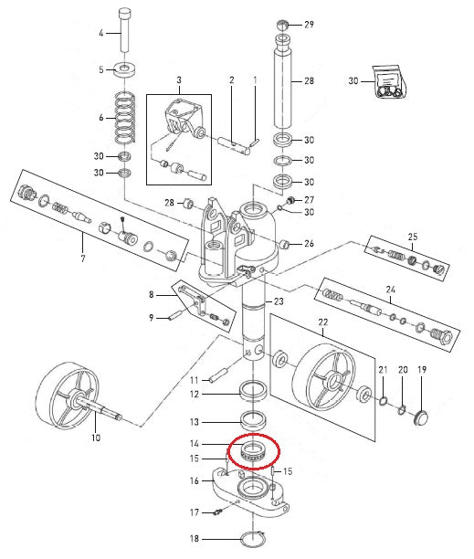 Pressure Plate Thrust Bearing 60mm x 85mm x 17mm Total Source 144TA2880