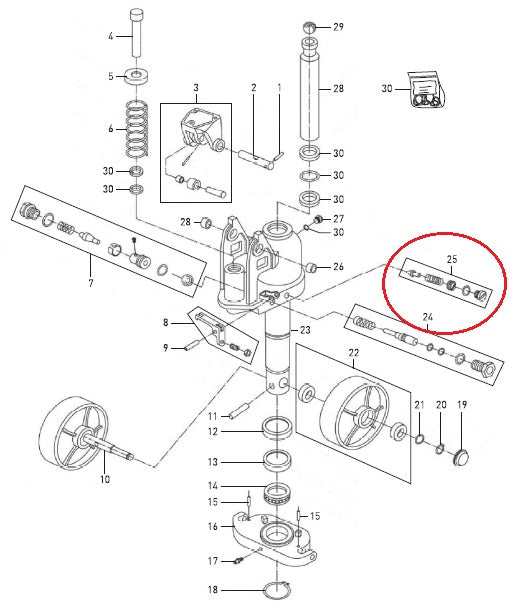 Release Valve Kit DF2000 Total Lifter 144TA2981