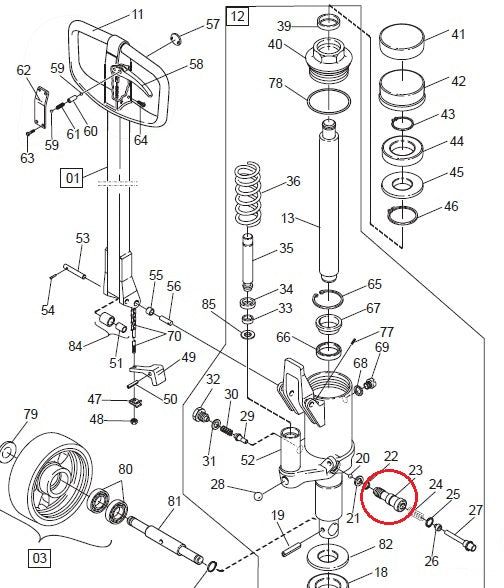 BT Toyota LHM200ST Valve Body 179384