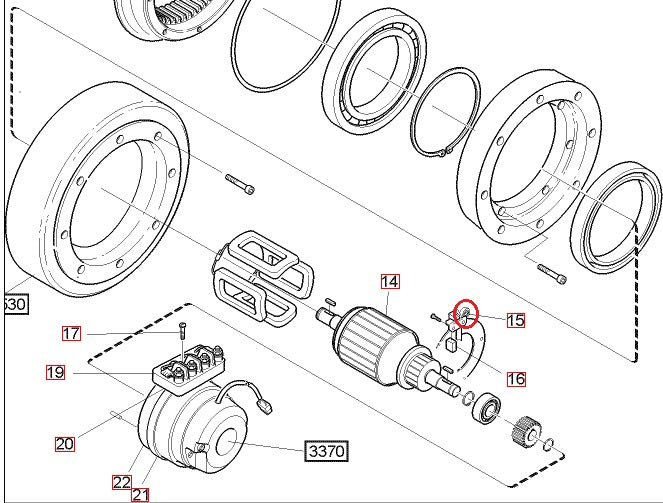Carbon Brush Spring BT Toyota 179875