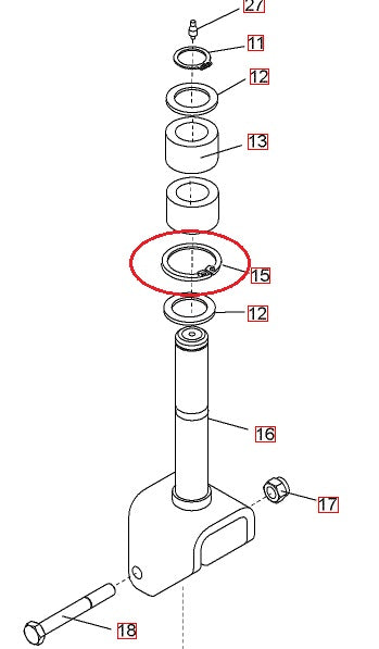 Locking Ring Internal 44.5mm BT Toyota 20663