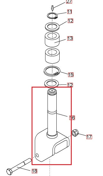 Wheel Castor Stabiliser BT Toyota 229859
