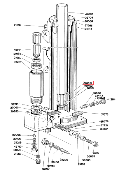BT Toyota SV800P Bushing 20.5mm x 25mm x 20mm 37230