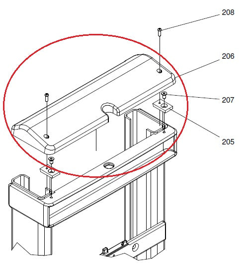Top Cover Mast Logitrans SELF1002 420801R