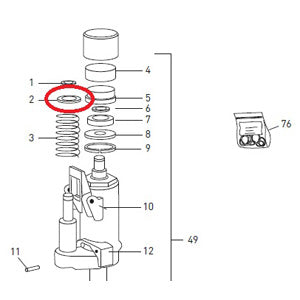 BT Rolatruc L23 Washer 47450