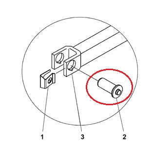 Bolt 18mm x 49mm Jungheinrich 50471110
