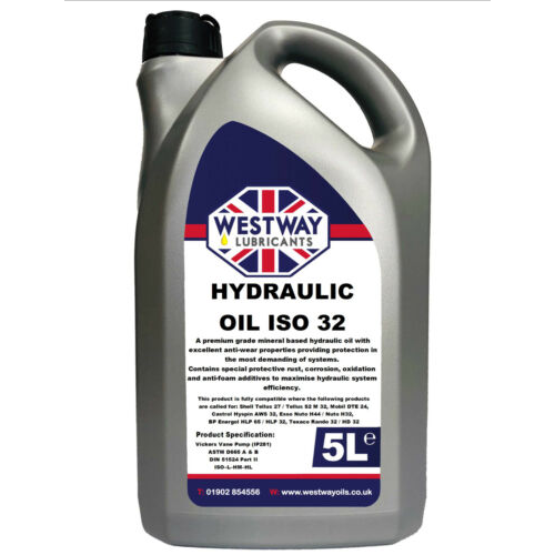 5 Litres of Hydraulic Oil ISO 32