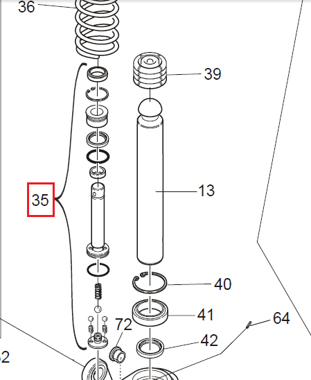 Quick Piston Complete BT Toyota 7518605
