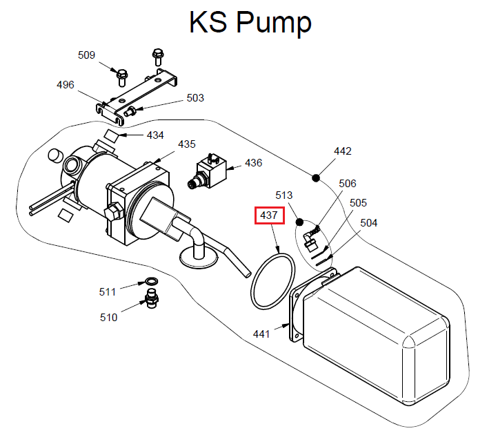 Logitrans SELF MINI 1002 KS Pump O-Ring NBR70 984768