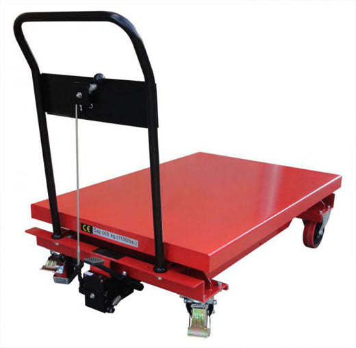 500kg Manual Scissor Lift Table Lift Mate BSL50LB