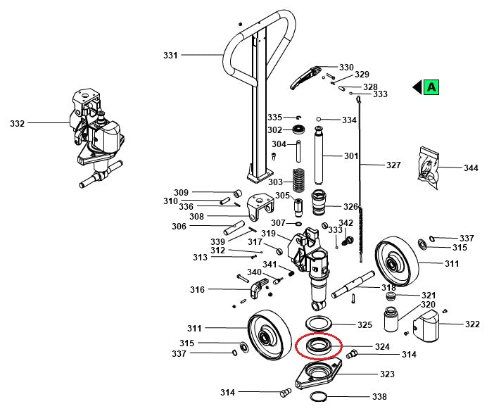 Thrust Plate Bearing 60mm x 95mm x 18mm Pramac G010402