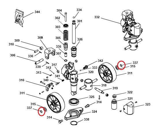 Circlip Retaining Ring GS25 Premium Pramac G042120